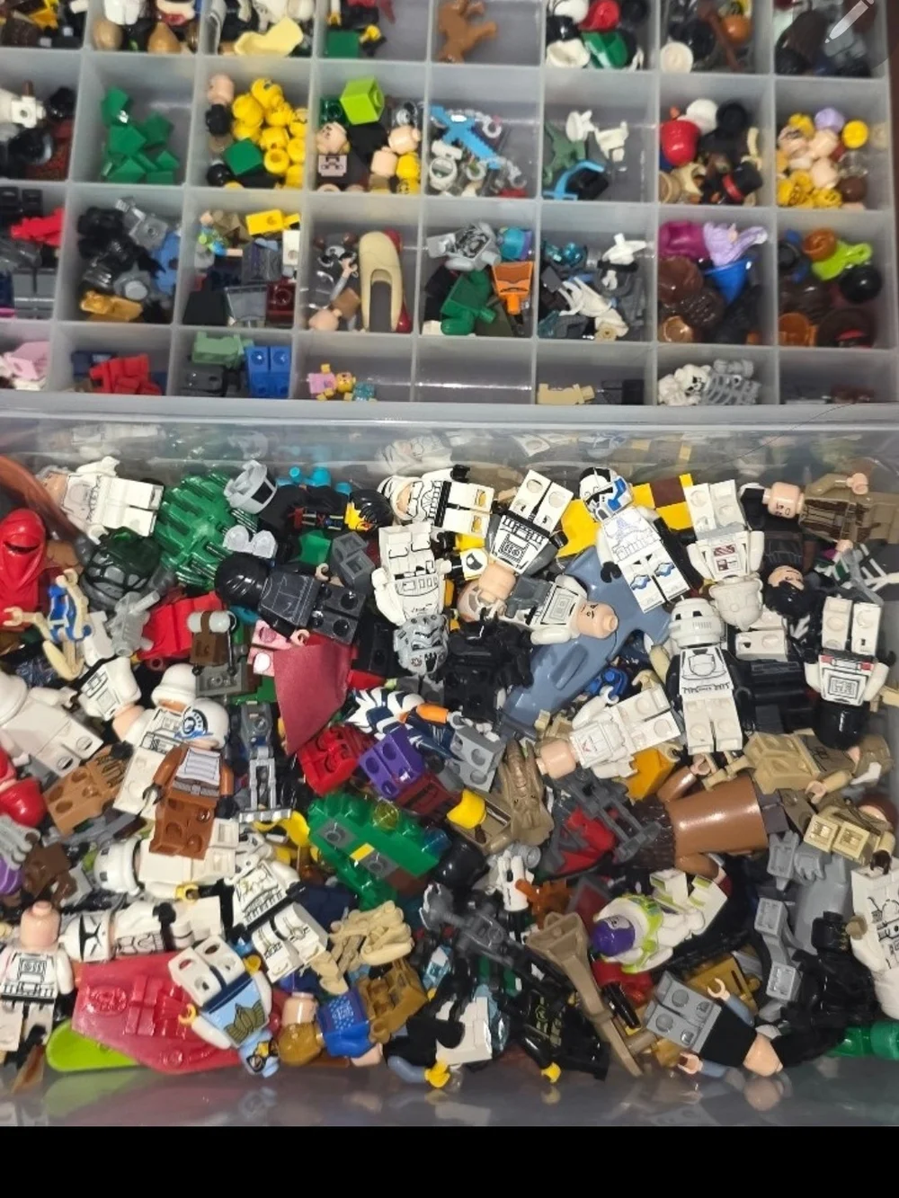 Bulk Mixed Minifigure Parts - Assorted Colors